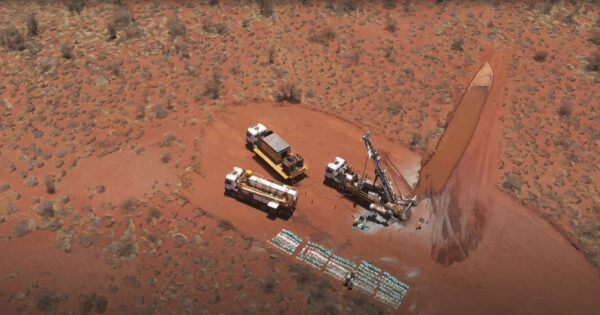 drilling at Victoria copper mine